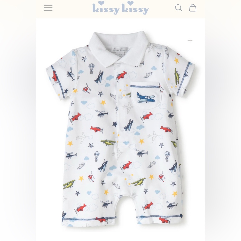 Kissy kissy Aviators Short Playsuit